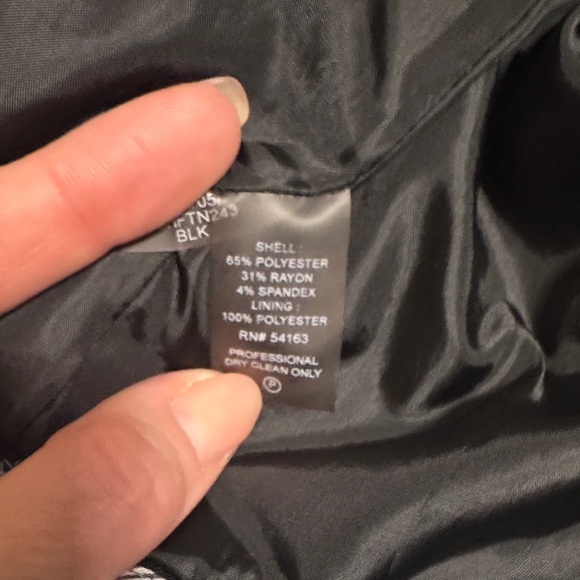 Calvin Klein Knee Length Black Pencil Skirt Size 12 - Picture 8 of 9